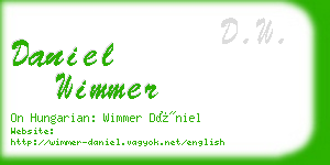 daniel wimmer business card